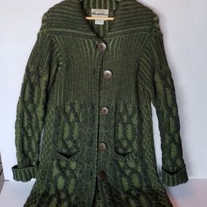 Aran Crafts 100% Merino Wool Cardigan